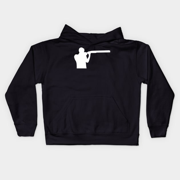 Trap shooting Kids Hoodie by Designzz